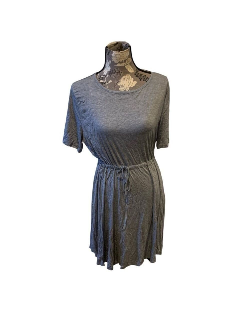 BEACHSISSI Gray Casual T-shirt Dress size XL